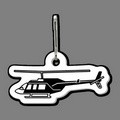 Zippy Clip & Helicopter Silhouette Clip Tag (Left Side View) W/ Tab